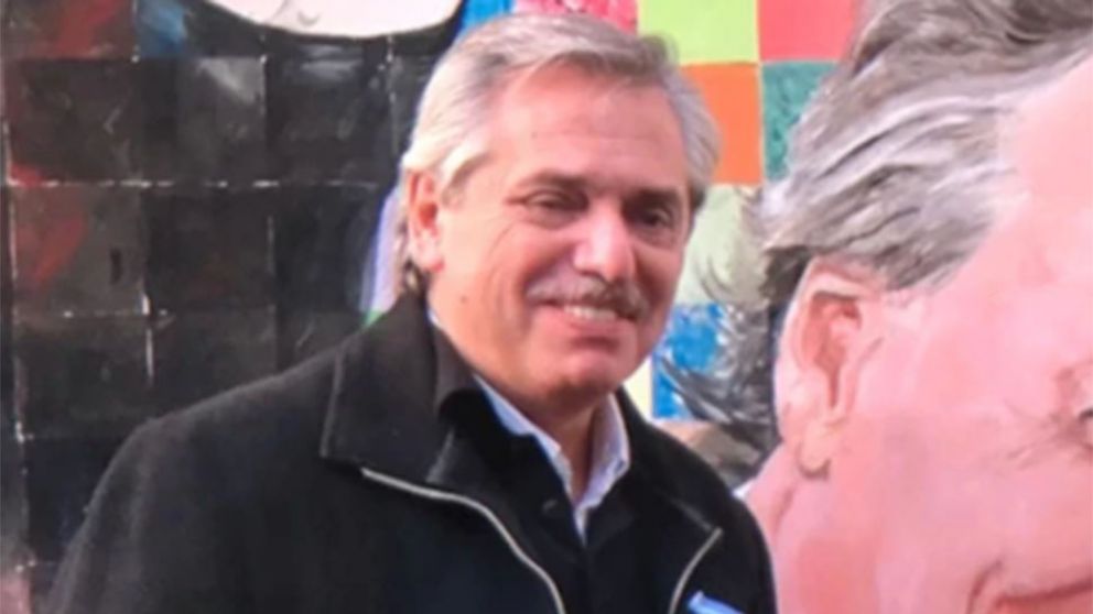 Fernández habló con la prensa tras la reunión con Alicia Kirchner.