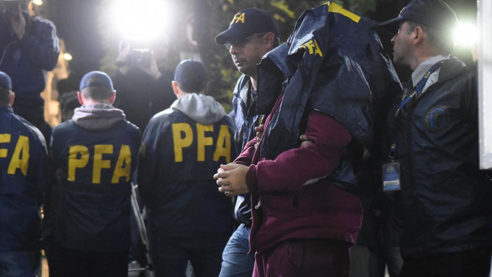 El joven de 25 años fue trasladado al Departamento Central de Policía. (Pablo Villan- Diario Crónica)