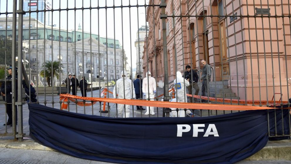 Lo detuvieron en la Casa Rosada.