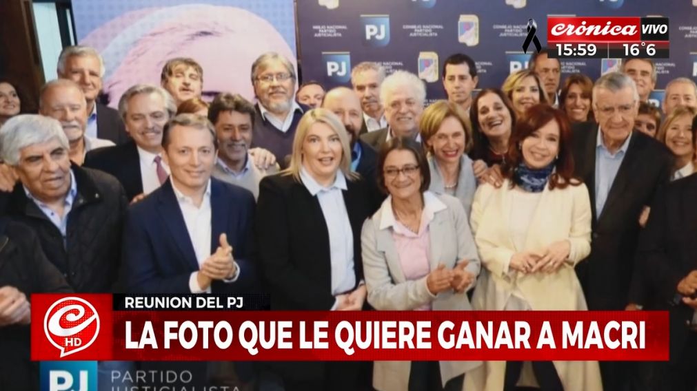 La foto que le quiere ganar a Macri