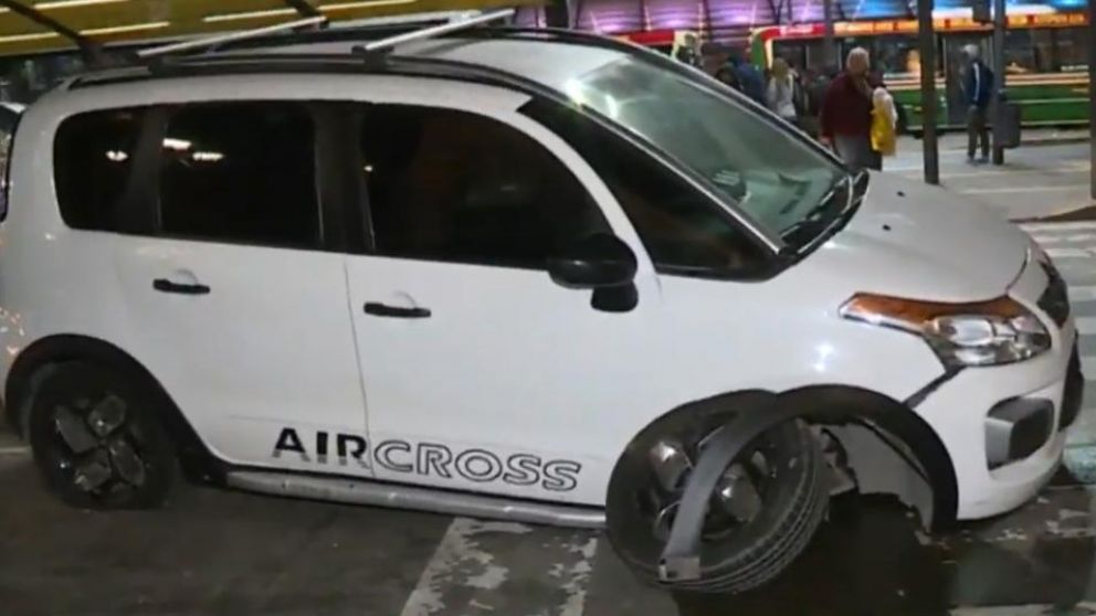 No hubo heridos por el choque. (Captura de TV).