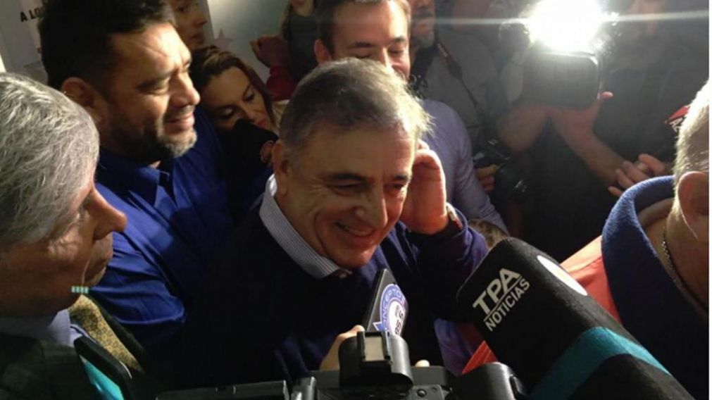 El diputado Nacional, Mario Negri, despu�s de la votaci�n.
