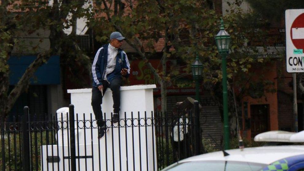 El hombre estuvo más de cuatro horas atrincherado.