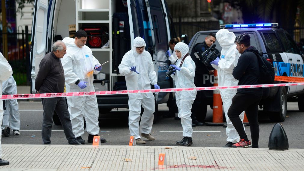 La salvaje balacera se dio a metros del palacio legislativo (Jonatan Moreno-Diario Crónica).