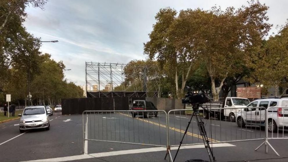 Todo se está preparando desde temprano. (Twitter).