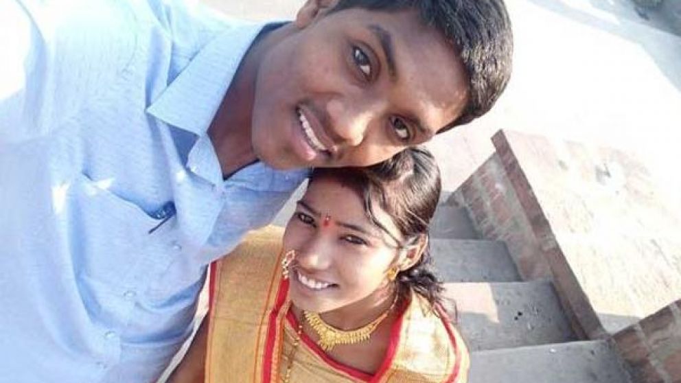 El novio Mangesh Ransingh,�de 23 a�os, se encuentra en grave estado
