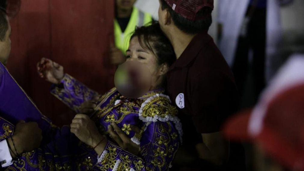 Tenorio sufrió heridas de consideración.