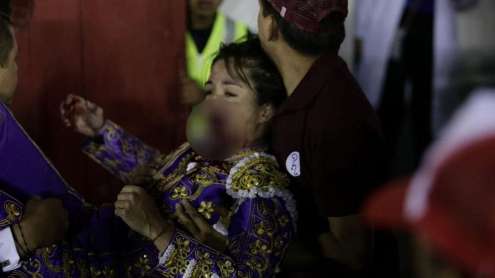 Tenorio sufri� heridas de consideraci�n.