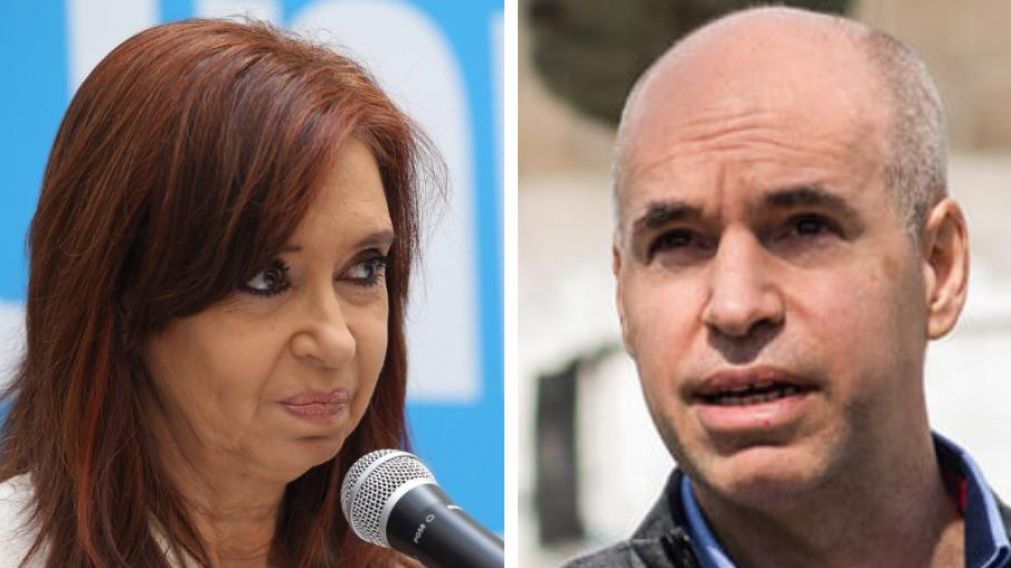 Cristina Fernández y Horacio Rodríguez Larreta. (Diario Crónica)