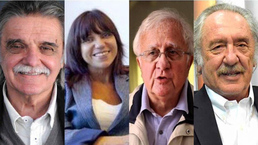 Horacio González, Analía del Franco, Fernando Braga Menéndez y Raúl Timerman.