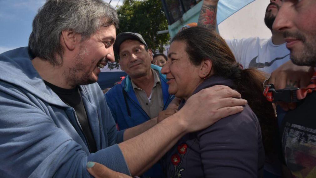 Máximo en Villa Itatí. Sostuvo el valor de volver a gobernar "con la gente adentro".