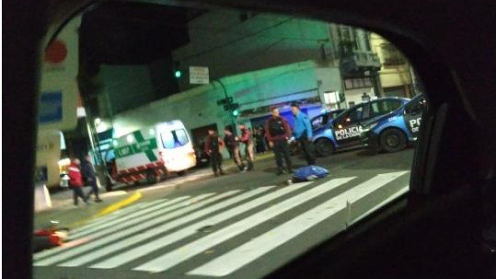 Así atropellaron y mataron a pibe motoquero en San Cristóbal