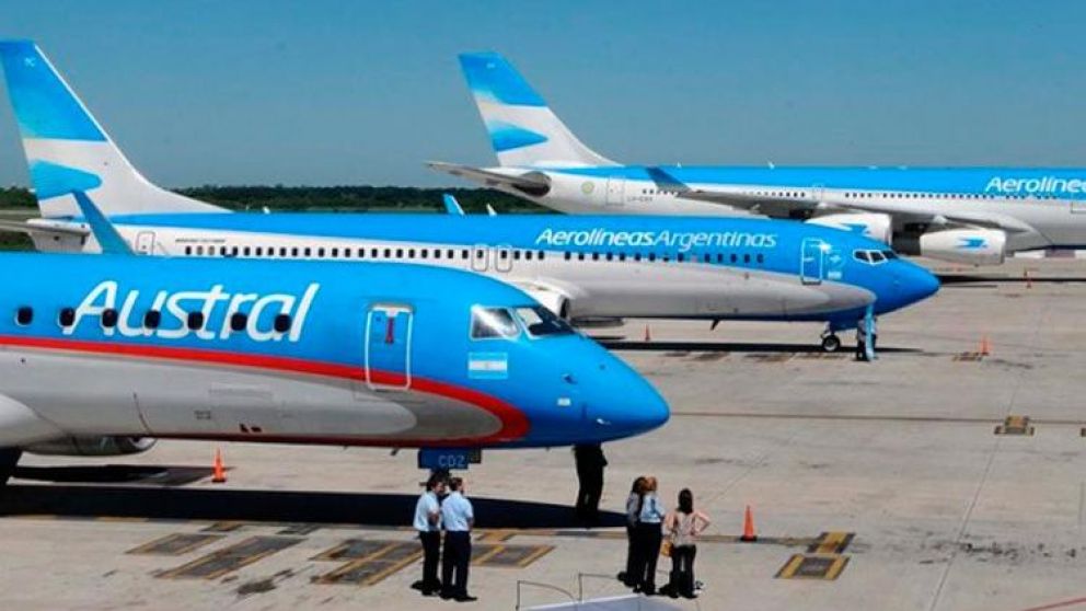 Al menos cuatro vuelos de Aerolíneas Argentinas y Austral fueron afectados. (Imagen ilustrativa)
