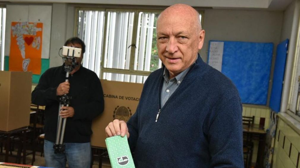 El ex gobernador santafesino votó en Rosario (Twitter).