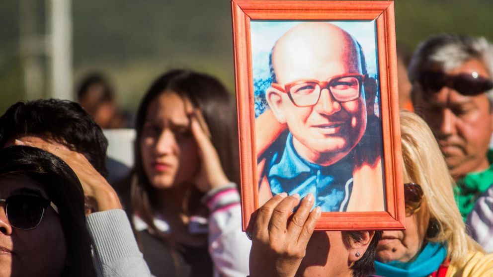 Ceremonia histórica para beatificar al obispo Enrique Angelelli (Télam).