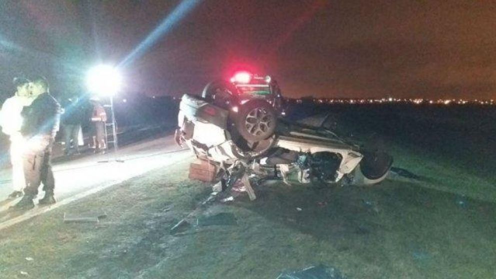 Siguen las muertes en la autopista. (Gentileza La Capital).