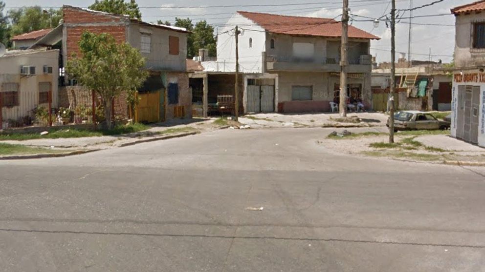 En esta zona de Villa Fiorito ocurrieron los hechos.