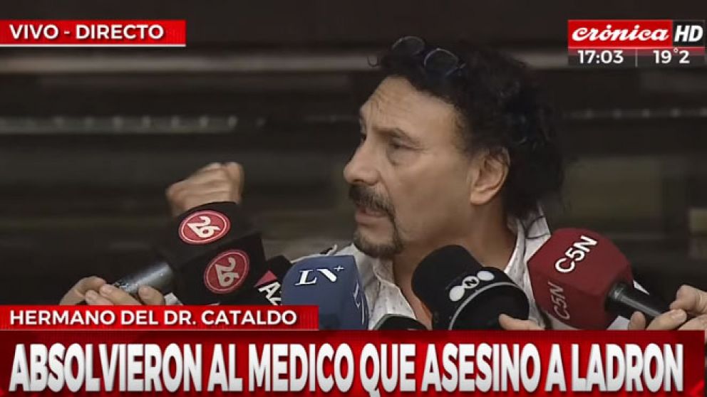 El hermano del médico afirmó que la justicia actuó correctamente. (Captura de TV)
