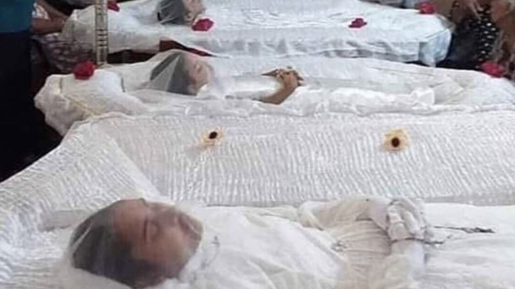 Cuatro niños que fueron victimas del atentado en Sri Lanka.(Gentileza: @PGuillermoSerra)