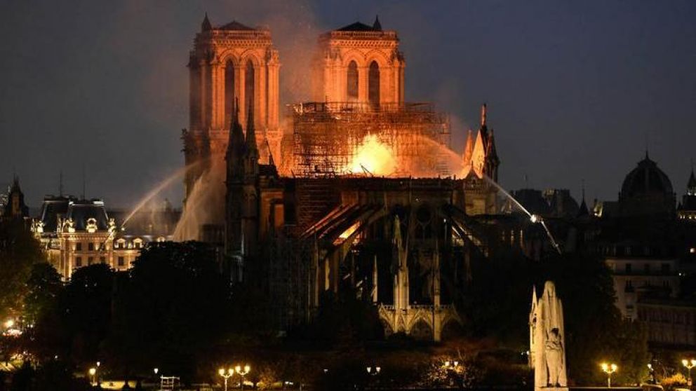 Notre Dame ardi� en llamas el pasado 15 de abril. (AFP)
