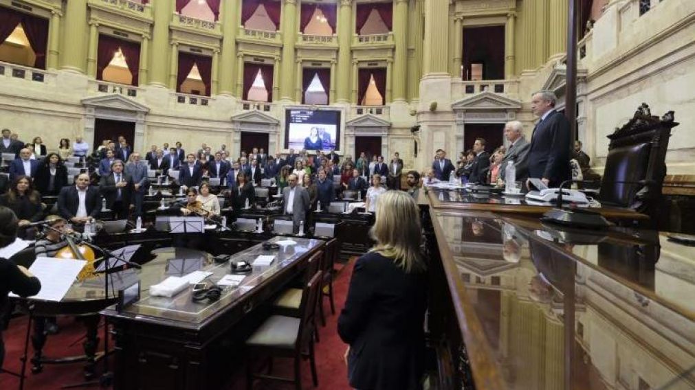 Así comenzaba la sesión. (@DiputadosAR)