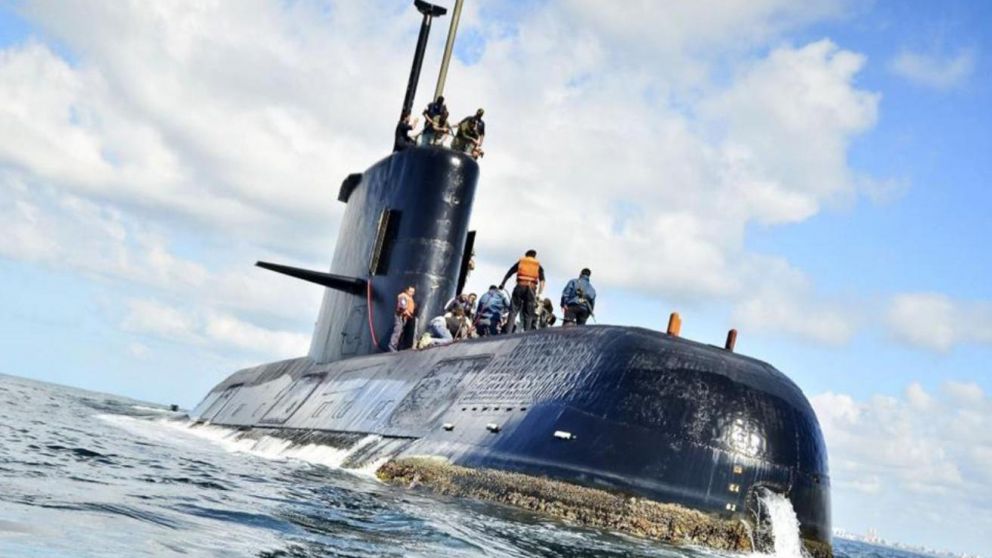 Una de las últimas imágenes del ARA San Juan.