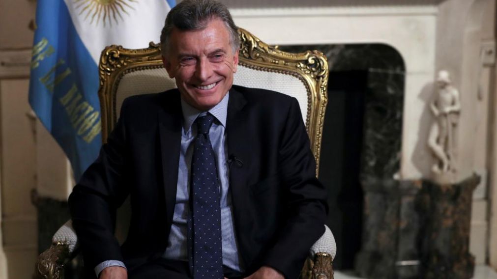 Mauricio Macri fue entrevistado por Viviana Canosa en el primer programa del ciclo Nada Personal. (Twitter)