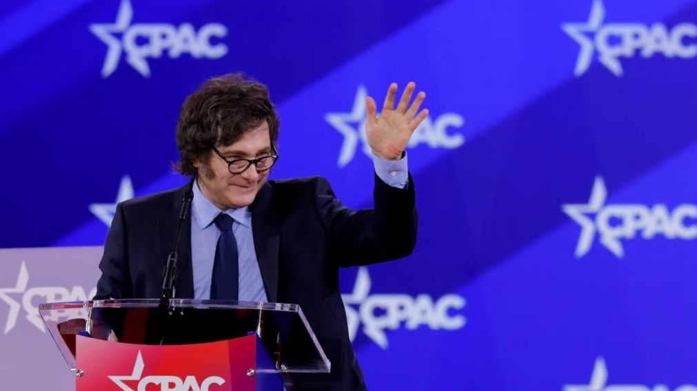 Javier Milei es uno de los oradores de la Conferencia de Acción Política Conservadora (CPAC) en Paraguay.