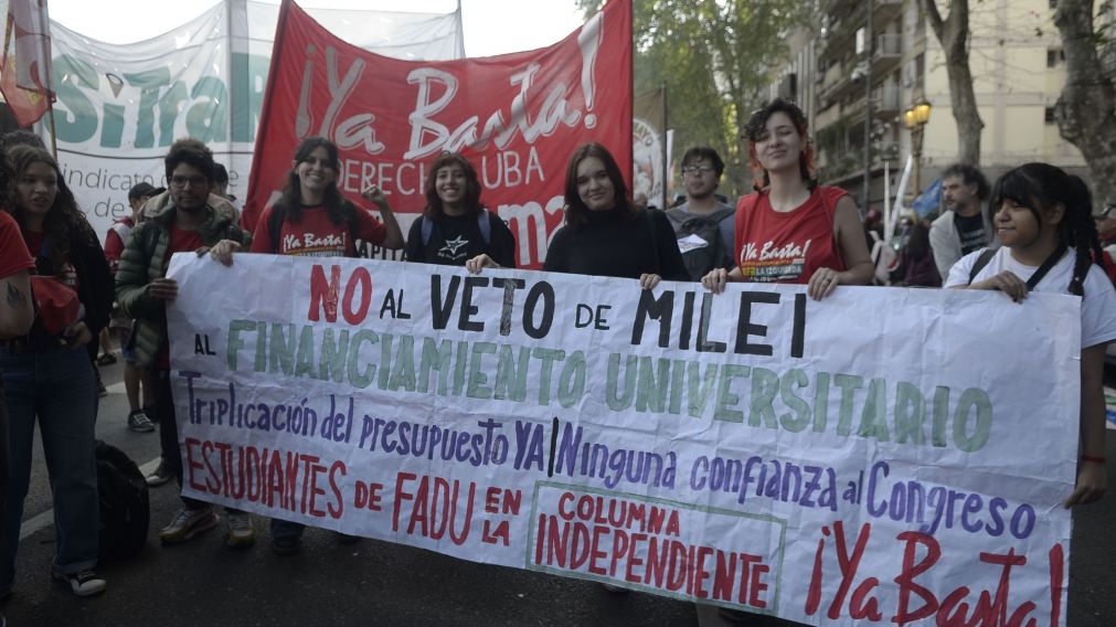 El Presupuesto 2026 anunciado por Milei fue rechazado desde las universidades (Crónica / Fernández Pérez Ré).