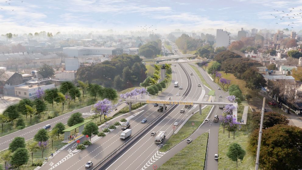 El cierre de la salida en autopista Dellepiane fue informado por el Ministerio de Movilidad Urbana de la Ciudad.