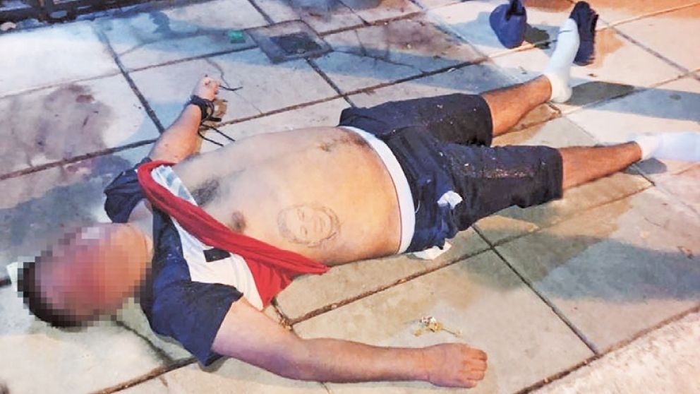 Este es el delincuente abatido.