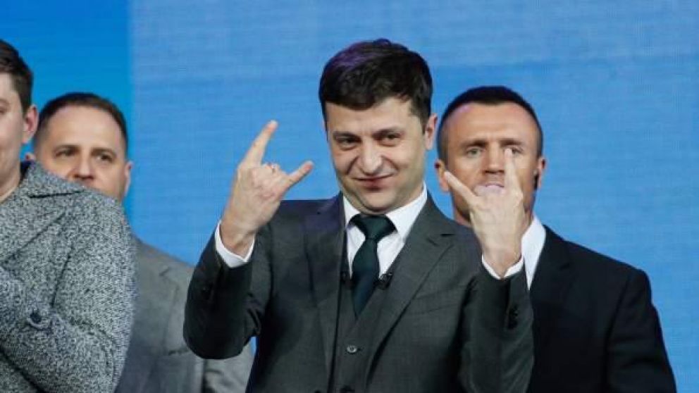 Vladímir Zelenski fue elegido con el casi 70 por ciento de los votos en la segunda vuelta.