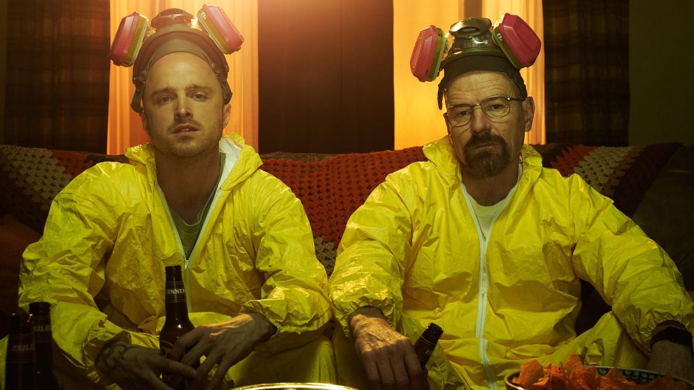 Jesse Pinkman, el alumno, y Walter White, el profesor, los protagonistas de "Breaking Bad".