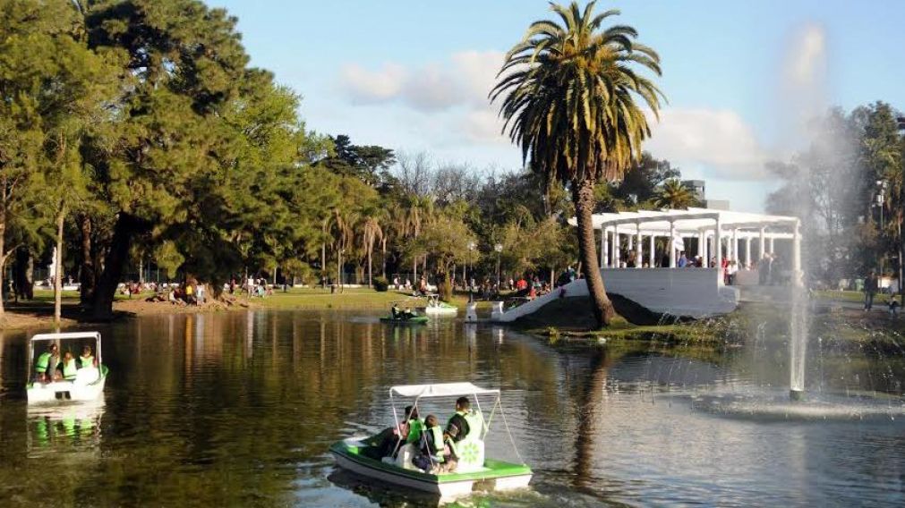 Parque Saavedra. Donde ocurrió el inesperado suceso.