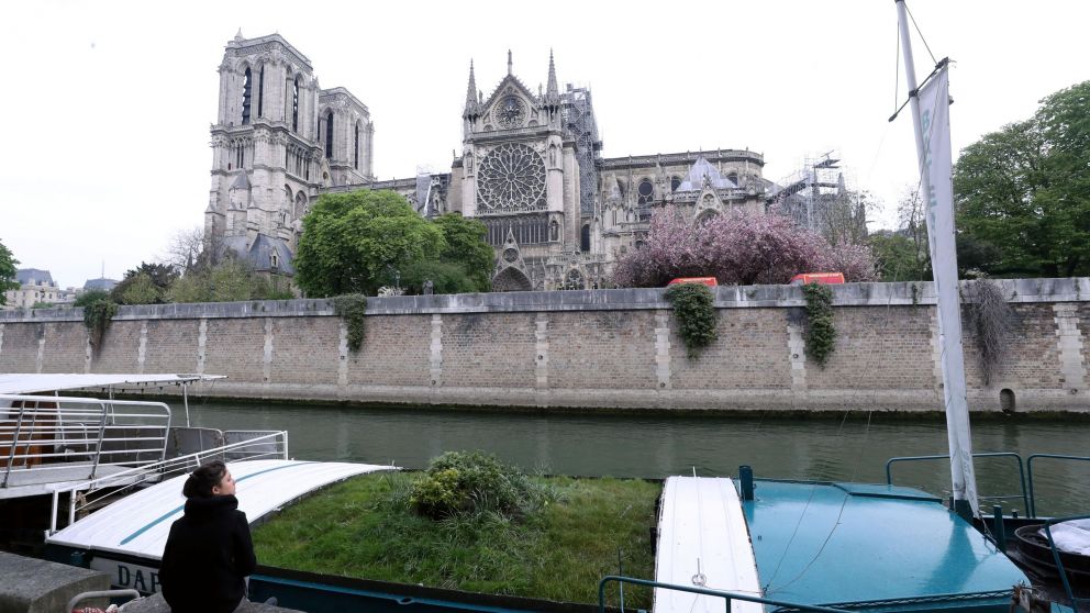 Norte Dame. Será restaurada durante los próximos meses.