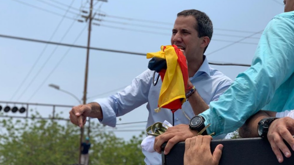 "No puede haber una intervención militar pero sí cooperación internacional", dijo el líder opositor. (Fuente: Twitter)