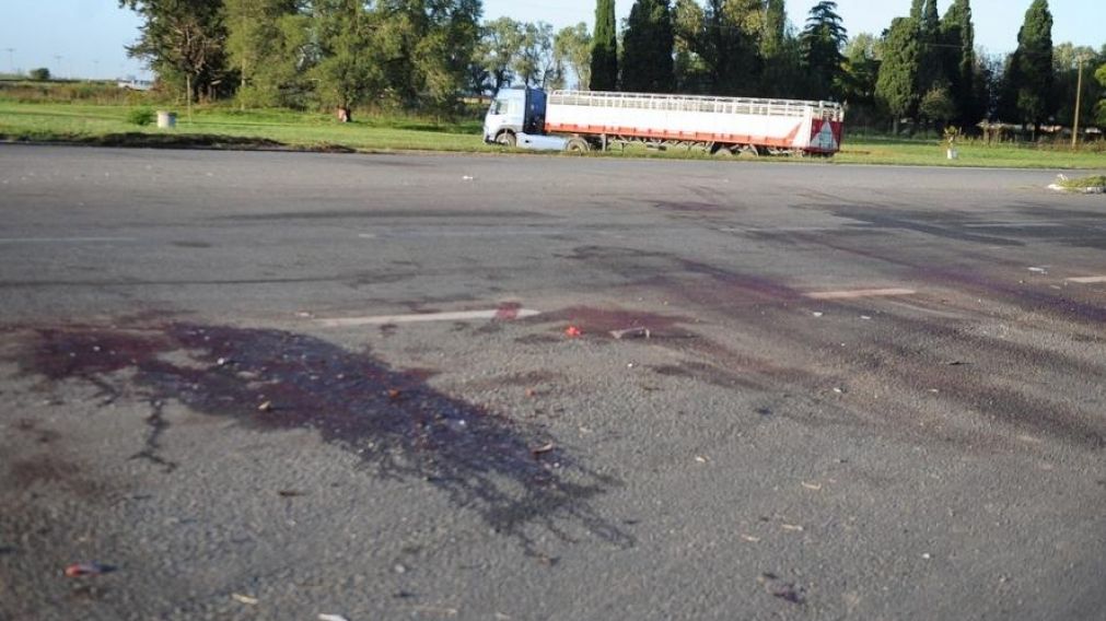 Así quedó la ruta después del tremendo choque (gentileza InfoCielo).