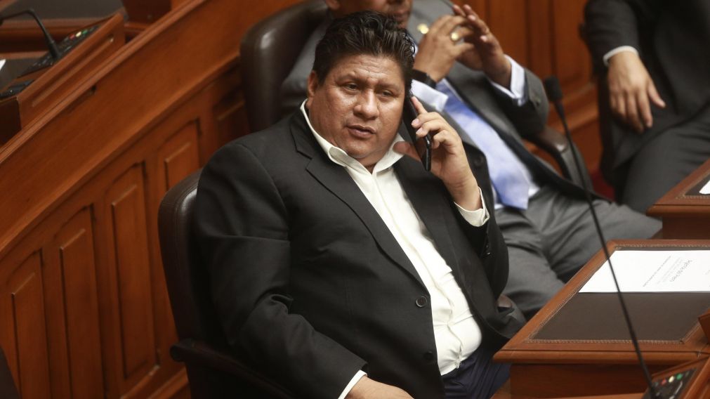 El legislador peruano, Glider Ushñahua.