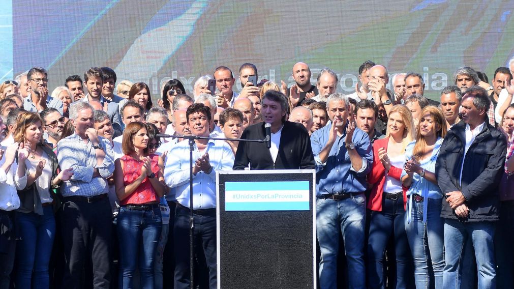 Máximo. Fue quien cerró el acto convocado por Cristina. (Rubén Paredes-Crónica)