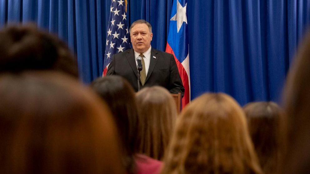 Pompeo se refiri� a la situaci�n financiera en Argentina.