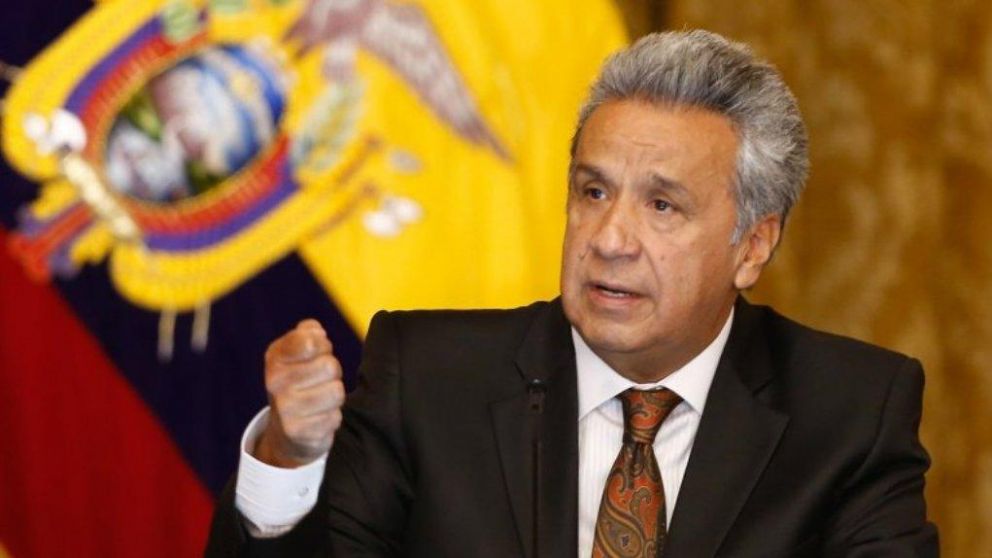 Moreno. Al presidente ecuatoriano lo acusan de haber aceptado coimas de Trump para poder detener a Assange.