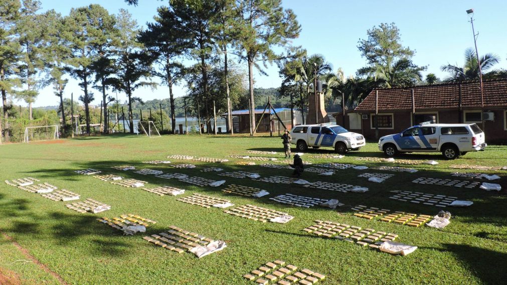 Las 2.900.000 dosis de droga fueron encontradas en la localidad misionera de Puerto Rico. (Fuente: Prefectura Naval)