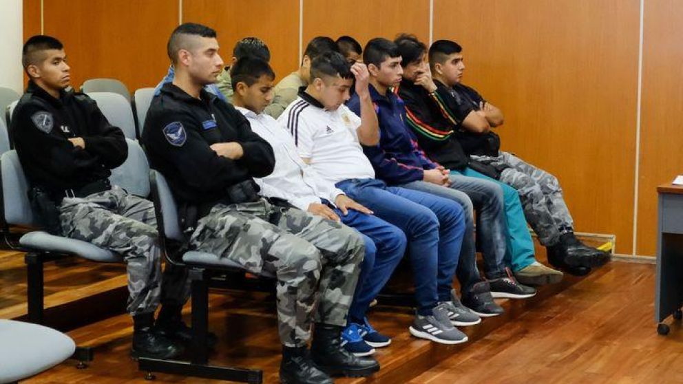 Los acusados durante el juicio (gentileza El Tribuno).