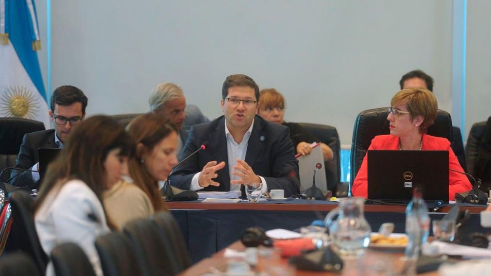 El primero en exponer fue Martín Casares, Jefe de Gabinete del Ministerio de Justicia (Télam).