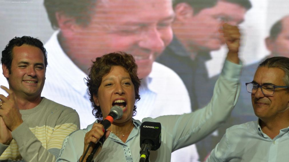 Carreras celebró con euforia una victoria impresionante (Télam).