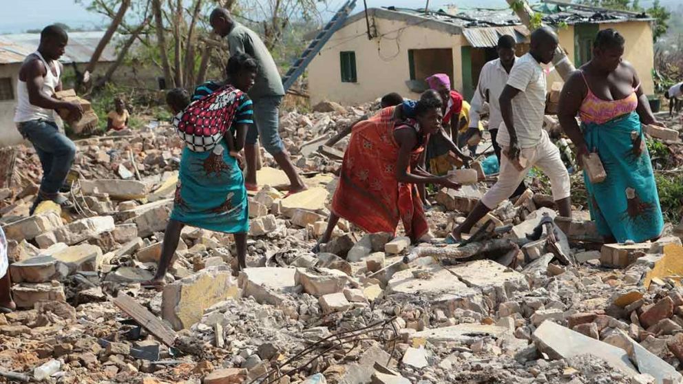 Malaui, Zimbabue y Mozambique sufren el pasó del ciclón. (EFE)