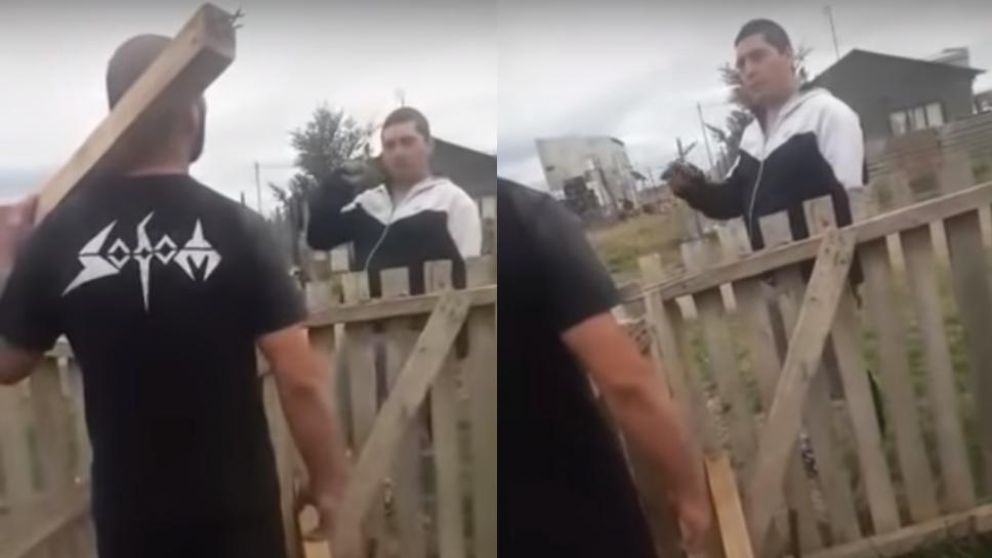 Luego de las amenazas el hombre la víctima fue atacada por el pitbull y su perro.