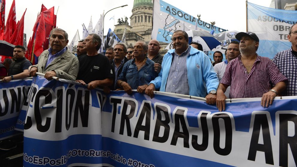 Manifestaron en repudio a los despidos. (Jonatan Moreno/Diario Crónica)
