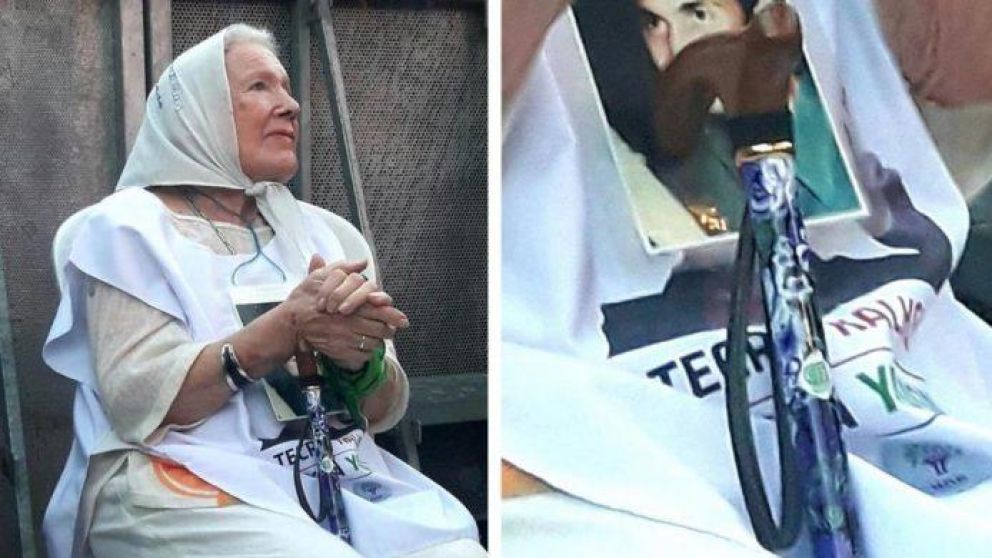 Lo dejó hace unos días apoyado en la entrada de su casa, en Castelar.