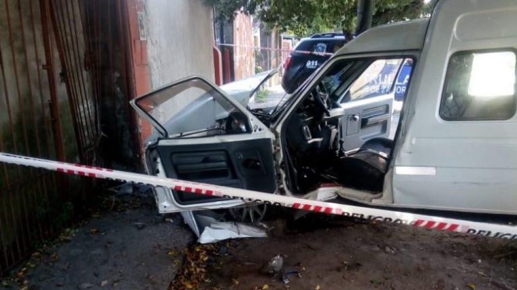 Choc� en la calle Horacio Quiroga 2980.�